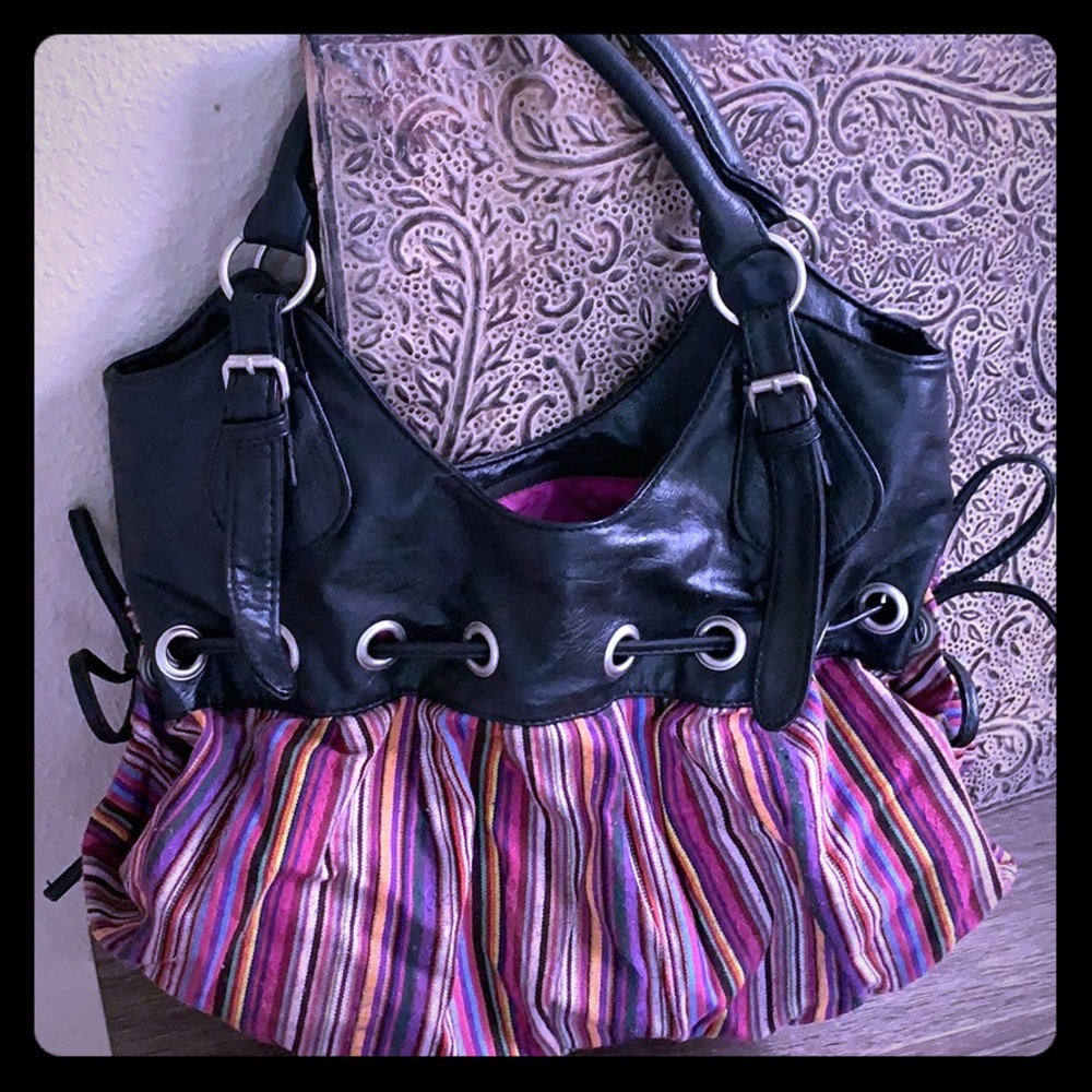 Multicolored handbag